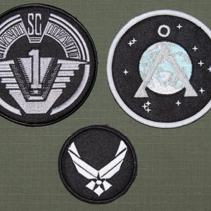 Ensemble d'écussons Gate Team - Écusson d'uniforme précis à l'écran avec crochet