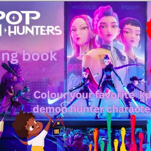 KPOP Demon Coloring Book