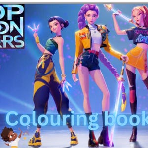 KPOP Demon Hunter Coloring Book2