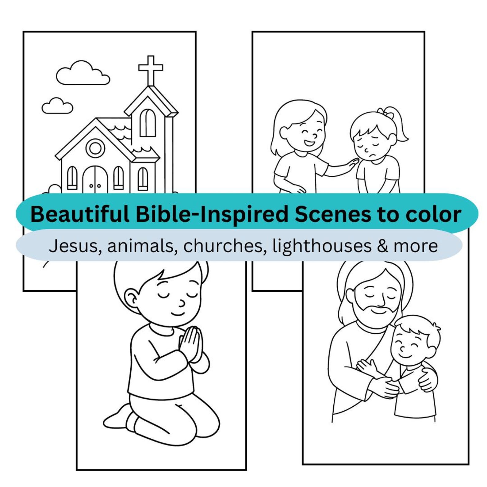 Christian Kids Coloring Book: Hello Jesus Prayer Journal (digital ...