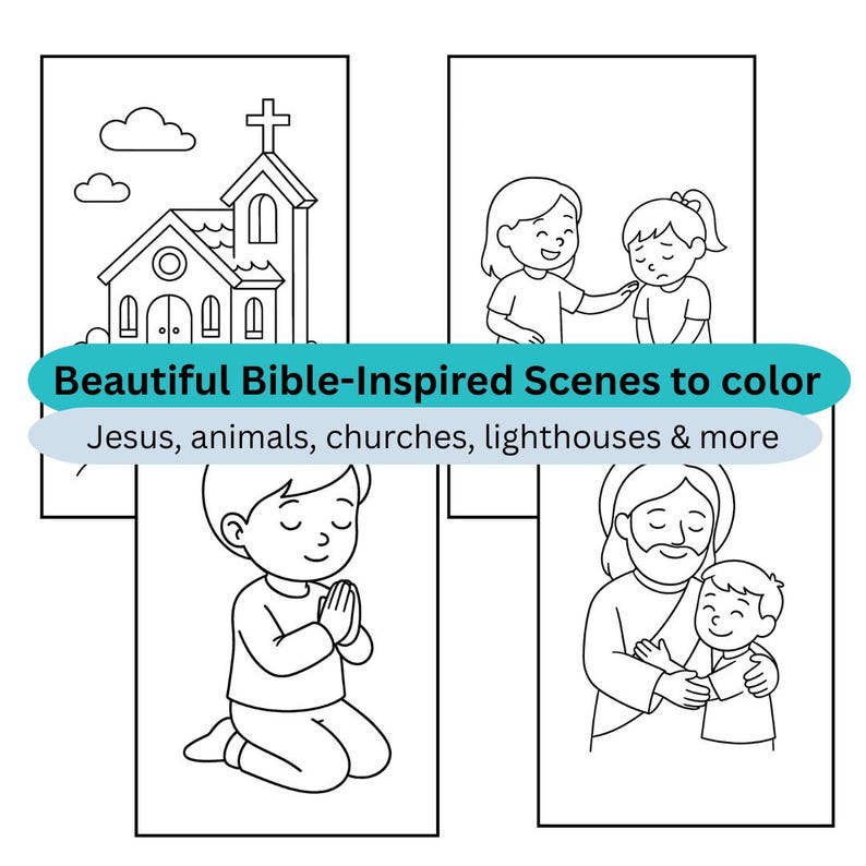 Christian Kids Coloring Book: Hello Jesus Prayer Journal (digital ...