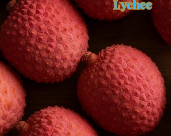10 Lychee Seeds, Exotic Tropical Fruit Tree, Non-GMO, Litchi Heirloom Gardening