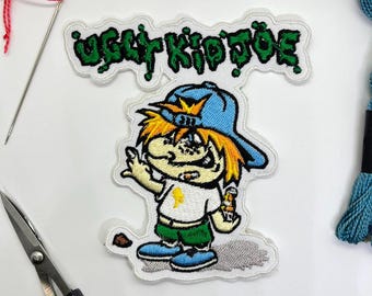 90s Grunge Band Patches: Embroidered Iron-On/Sew-On Applique - 2 Pack