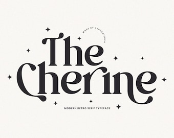 Groovy Retro Serif Font: Modern Vintage Design