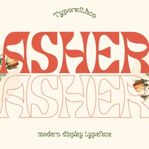 Asher Modern Display Font: Elegant Typeface for Branding