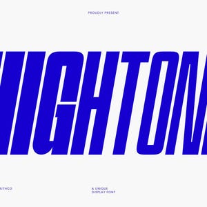 Hightone Condensed Font Family: 20 Modern Sans Serif Styles