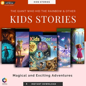 Kids Stories – Adventure & Fairy Tale Book for Children | Illustrated Storybook with Life Lessons