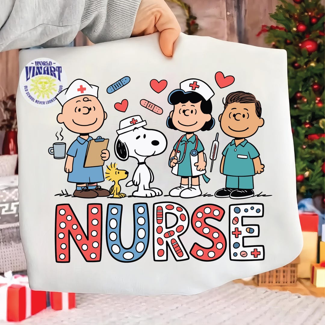 Snoopy Health Snoopy Nurse PNG, Peanuts Nurse Sublimation, Charlie Brown Medical ...