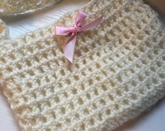 Small Handmade crochet Shoulder bag | Lined bag