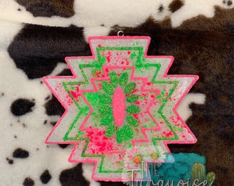 Aztec with squash blossom freshie