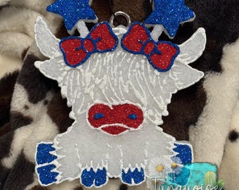 Vaca de las Tierras Altas, bienvenida al 4 de julio