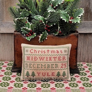 Christmas Sampler...Primitive PDF Cross Stitch Pattern By The Humble Stitcher