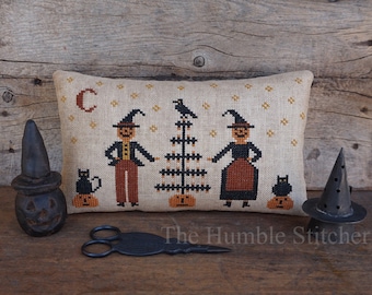 Merry Halloween...Primitive PDF Cross Stitch Pattern By The Humble Stitcher