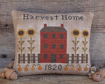 Harvest Home...Primitive PDF Cross Stitch Pattern By The Humble Stitcher