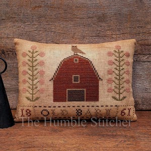 Old Barn...Primitive PDF Cross Stitch Pattern By The Humble Stitcher