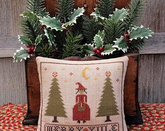 Merry Yule...Primitive PDF Cross Stitch Pattern By The Humble Stitcher
