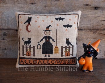 Allhalloween...Primitive PAPER Cross Stitch Pattern By The Humble Stitcher