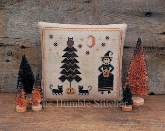The Halloween Tree...Primitive PDF Cross Stitch Pattern By The Humble Stitcher