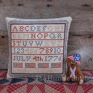 Fourth Of July Sampler...Primitive PDF Cross Stitch Pattern By The Humble Stitcher