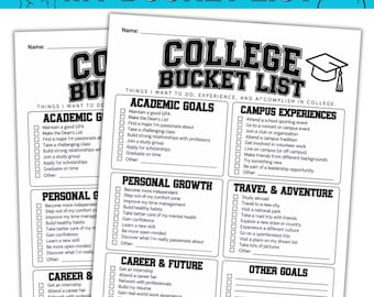 Lista de deseos para la universidad (imprimible), Lista de deseos para estudiantes universitarios, Lista de deseos para el campus, Actividades universitarias, Lista de verificación para el primer año, Imprimible para estudiantes