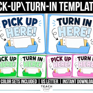 Classroom Turn in Bins - Etsy