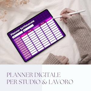 Weekly Digital Planner A4 | Printable Planner | PDF Download | Agenda Settimanale Stampabile | Digital Planning File