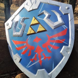 Zelda hylian Shield Botw AFTERMATH EDITION - 45x55cm
