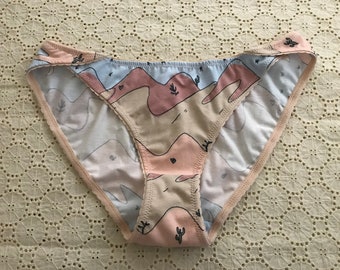 Organic Cotton Bikini Panties- Desert Eve