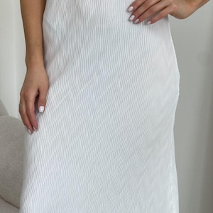 Pleated Midi Skirt For Women | Silk Skirt | Flowy Skirt | Elegant Skirt | High Waist | Formal Office Skirt | Summer Outfit, Gift for Her