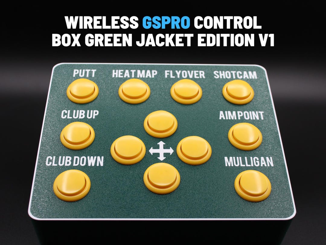 Wireless Golf Simulator Control Box - Green Jacket Edition V1 ...