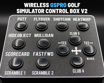 GSPRO - Boîtier de commande de simulateur de golf sans fil V2