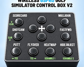 Wireless Golf Simulator Control Box V2 - Designed for GSPRO