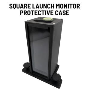Quadratische Schutzhülle für den Golf Monitor