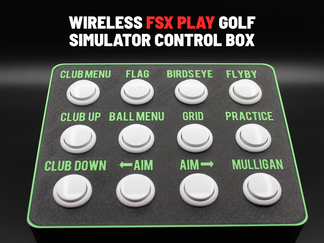 Wireless Golf Simulator Control Box - Designed for FSX Play - Etsy