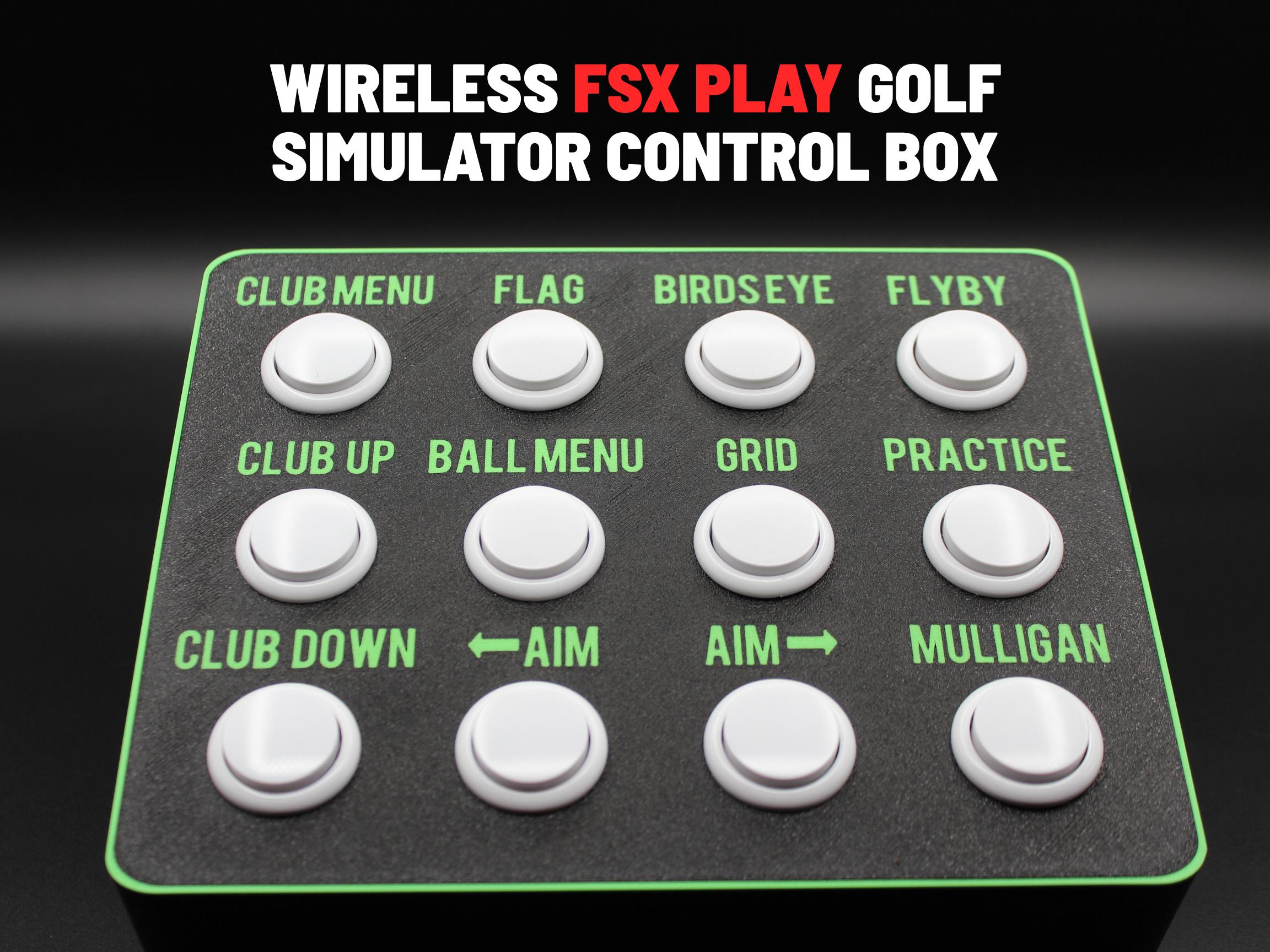 Wireless Golf Simulator Control Box - Designed for FSX Play - Etsy