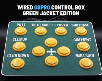 GSPRO Golf Simulator Control Box - Green Jacket Edition - Wired