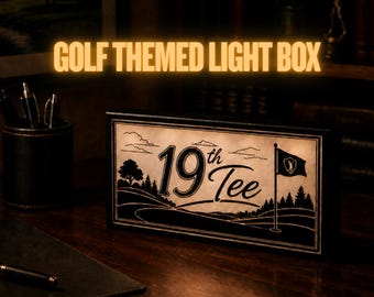 Golf Themed Lightbox - 19th Tee