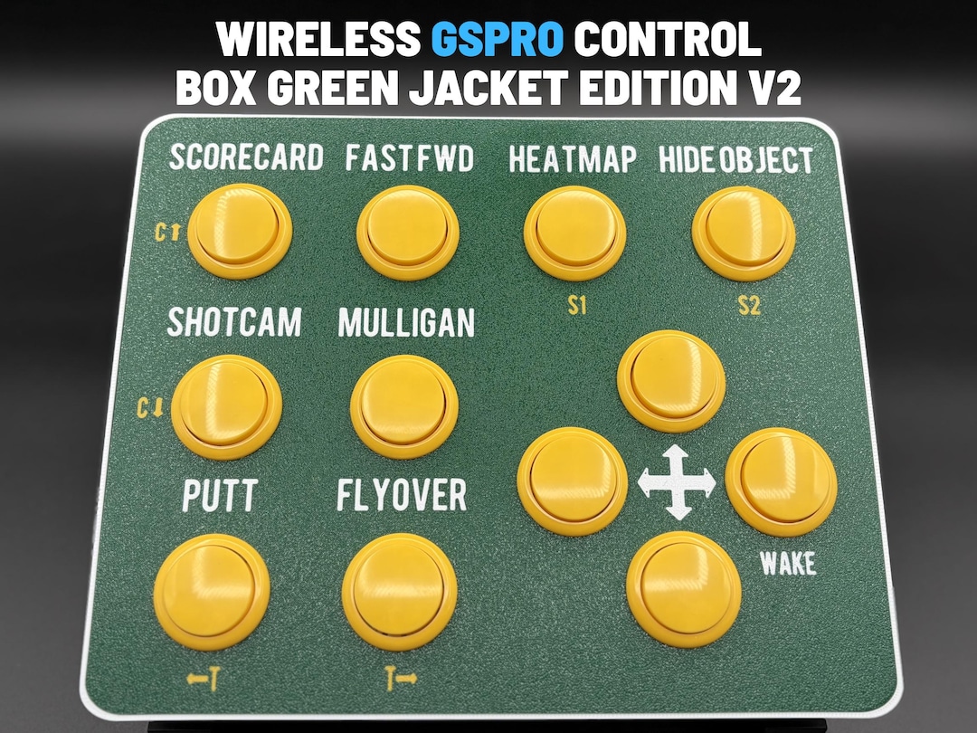 GSPRO - Wireless Golf Simulator Control Box - Green Jacket Edition V2 ...