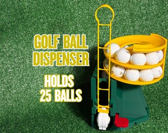 Golf Ball Dispenser - Holds 25 Golf Balls