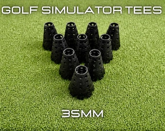 Simulator Golf Mat Tees - 35mm