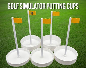Golf Simulator Putting Cups