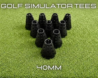 Simulator Golf Mat Tees - 40mm