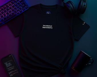 Melhorias incrementais | Camiseta de crescimento a longo prazo | Camiseta com mentalidade sistêmica