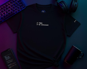 Seja Consistente | Camiseta de Crescimento Sustentável | Camiseta de Disciplina do Desenvolvedor