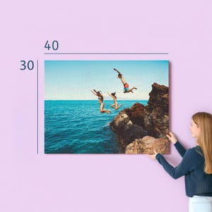 30x40 Canvas Print, Custom Wall Art, Wedding Canvas Print, Framed Canvas, Photography Print, Personalized Photo Gift, Custom Photo To Canvas