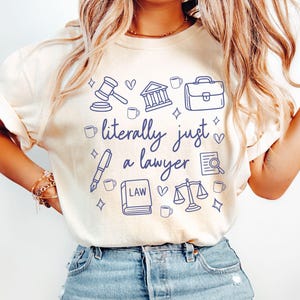 Lawyer Shirt, Attorney Gift, Lawyer T-shirt, Law Student Tee,  Law School Tshirt, Funny Lawyer Graduation Tee, Legal Comfort Colors Shirt