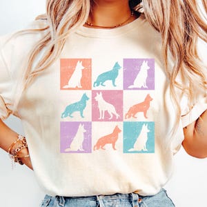 German Shepherd Shirt, Dog Lover Gift, German Shepherd Tee, Women&#39;s Dog T-Shirt, Pet Owner Apparel, Pet Parent Gift, Canine Lover Shirt
