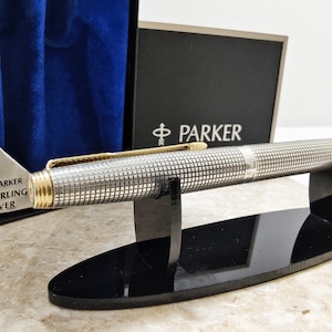 Parker 75 Sterling Silver Pen - Etsy