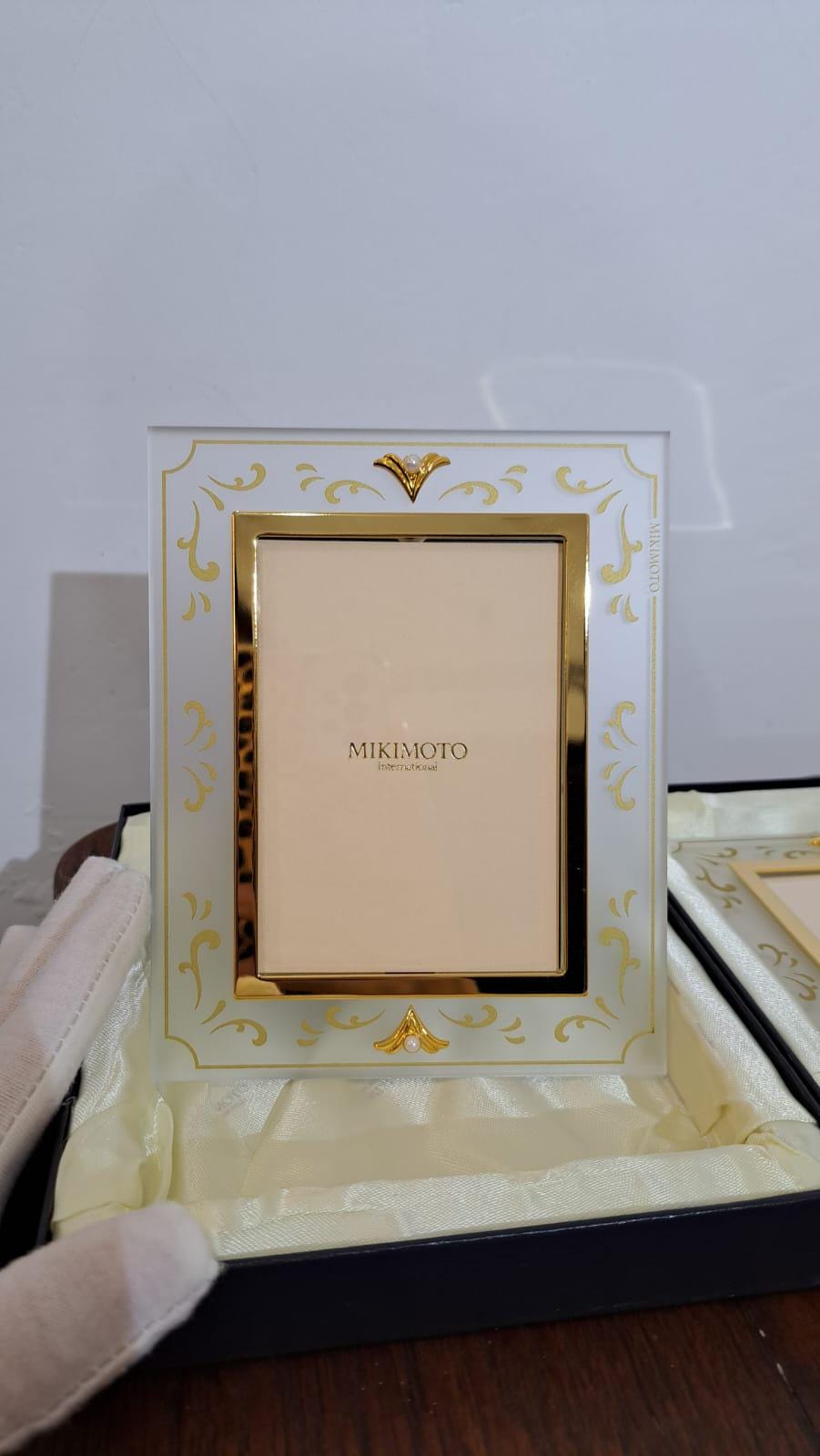 Mikimoto International Luxury Photo Frame With Pearl Japan Jewelry
