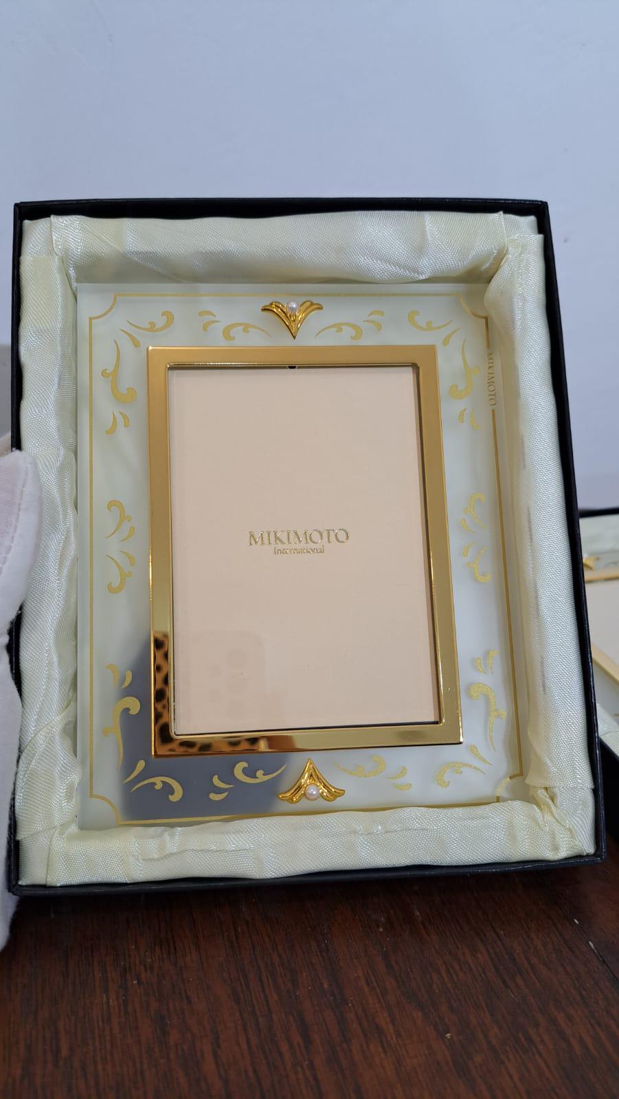 Mikimoto International Luxury Photo Frame With Pearl Japan Jewelry